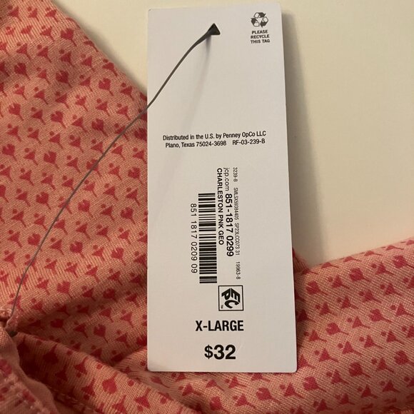 Liz Claiborne Pink Women's Blouse Size Extra Large - Picture 6 of 6